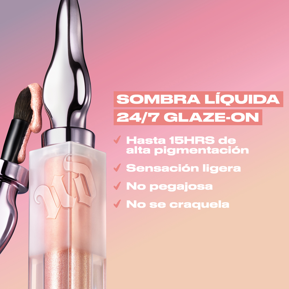 24/7 GLAZE-ON EYESHADOW URBAN DECAY (SOMBRA LÍQUIDA PARA OJOS)